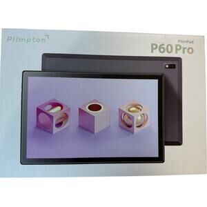 Plimpad P60 Pro 10.1" 128GB Tablet - Open Box, Tested Space Gray